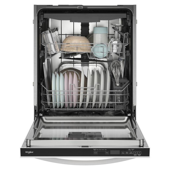 Whirlpool® 44 dBA Dishwasher Flush with Cabinets with 3rd Rack WDT550SAPW