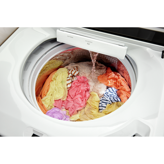 6.0-6.1 Cu. Ft. Whirlpool® Top Load Washer with Removable Agitator WTW6157PW