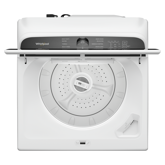 6.0-6.1 Cu. Ft. Whirlpool® Top Load Washer with Removable Agitator WTW6157PW