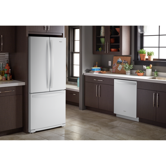 Whirlpool® 30-inch Wide French Door Refrigerator - 20 cu. ft. WRF560SFHW