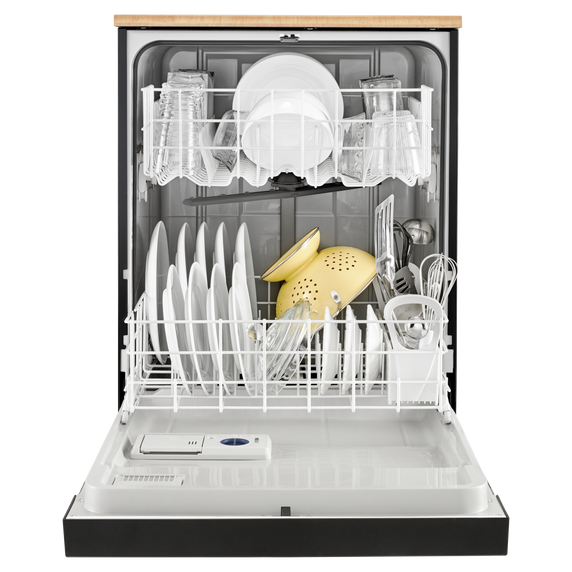 Whirlpool® Heavy-Duty Dishwasher with 1-Hour Wash Cycle WDP370PAHB