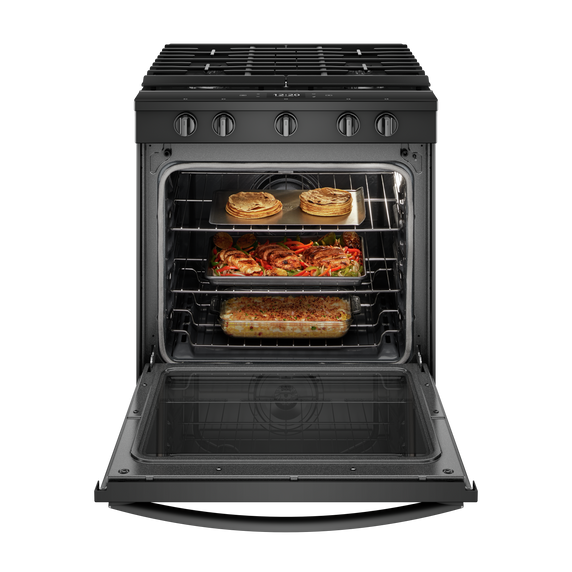 Whirlpool® 5.8 cu. ft. Smart Slide-in Gas Range with Air Fry, when Connected WEG750H0HB