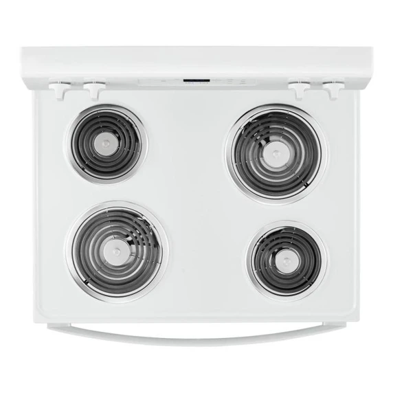 4.8 cu. ft. Whirlpool® electric range with Keep Warm setting YWFC315S0JW
