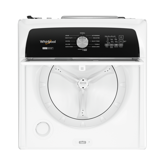 Whirlpool® 5.4–4.8 Cu. Ft. Top Load Washer with 2 in 1 Removable Agitator WTW5057LW