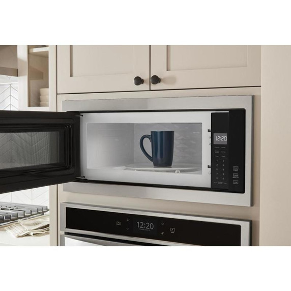 Whirlpool® 1.1 cu. ft. Built-In Microwave with Slim Trim Kit - 14" Height YWMT50011KS