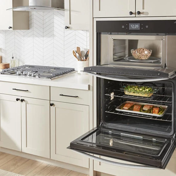 Whirlpool® 6.4 Cu. Ft. Wall Oven Microwave Combo with Air Fry WOEC7030PV