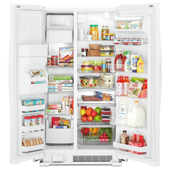 Whirlpool® 33-inch Wide Side-by-Side Refrigerator - 21 cu. ft. WRS321SDHW
