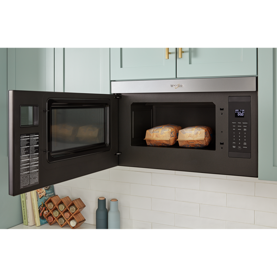 Whirlpool® 1.1 Cu. Ft. Flush Mount Microwave with Turntable-Free Design YWMMF5930PW