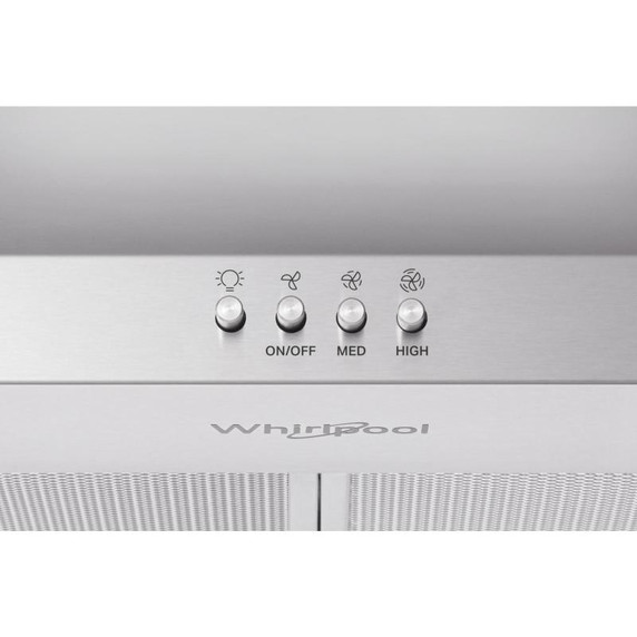 Whirlpool® ENERGY STAR® Certified 30" Chimney Wall Mount Range Hood WVW73UC0LS