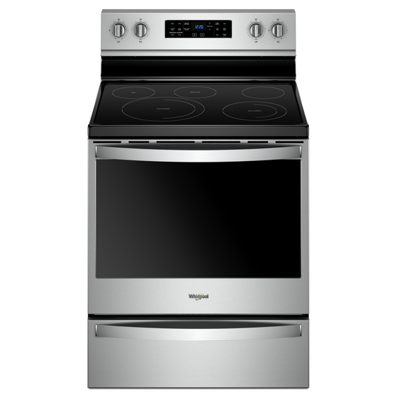 Whirlpool® 6.4 Cu. Ft. Freestanding Electric Range with Frozen Bake™ Technology YWFE775H0HZ