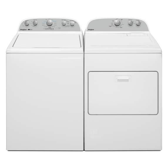 4.4–4.5 Cu. Ft. Whirlpool® Top Load Washer with Removable Agitator WTW4957PW