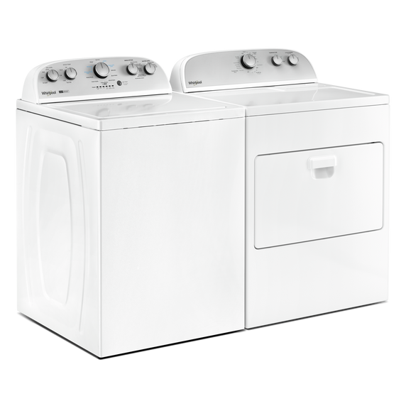 4.4–4.5 Cu. Ft. Whirlpool® Top Load Washer with Removable Agitator WTW4957PW