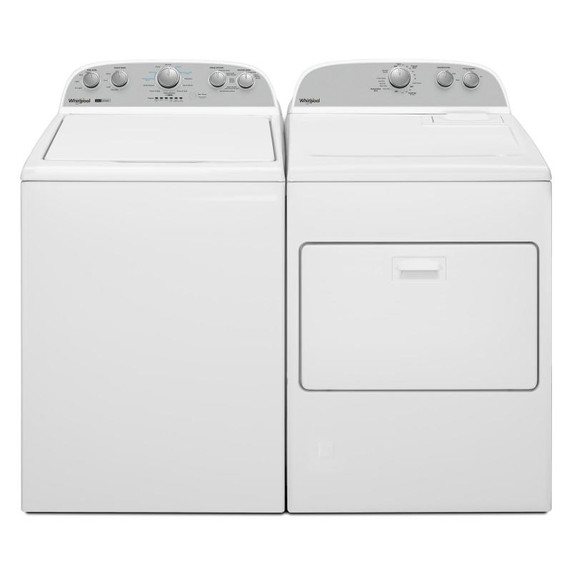 4.4–4.5 Cu. Ft. Whirlpool® Top Load Washer with Removable Agitator WTW4957PW