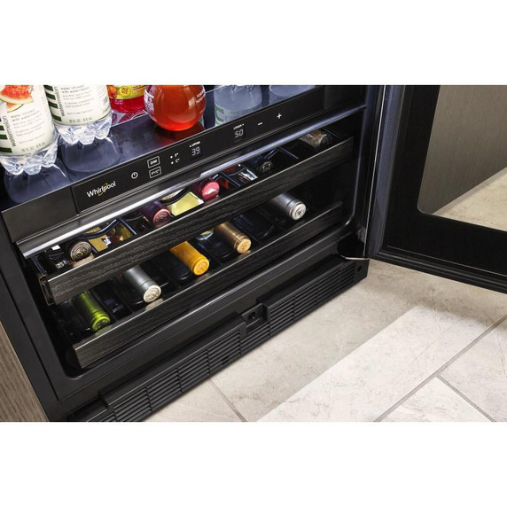 Whirlpool® 24-inch Wide Undercounter Beverage Center with Towel Bar Handle- 5.2 cu. ft. WUB35X24HZ
