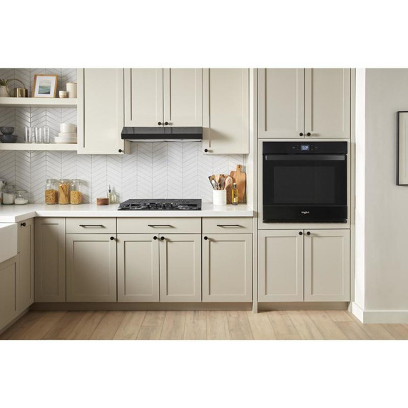 Whirlpool® 4.3 Cu. Ft. Single Wall Oven with Air Fry When Connected WOES5027LB
