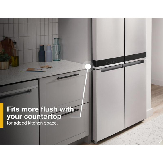 Whirlpool® 36-inch Wide Counter Depth 4 Door Refrigerator - 19.4 cu. ft. WRQA59CNKZ