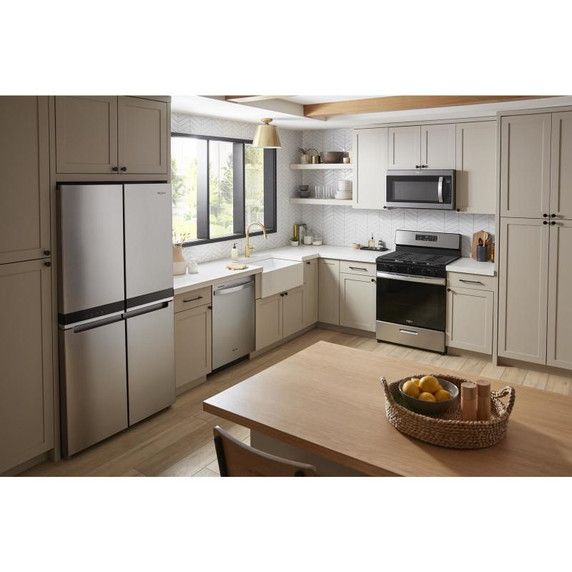 Whirlpool® 36-inch Wide Counter Depth 4 Door Refrigerator - 19.4 cu. ft. WRQA59CNKZ