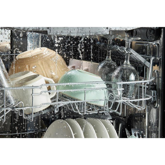 Whirlpool® 44 dBA Dishwasher Flush with Cabinets with 3rd Rack WDT550SAPB
