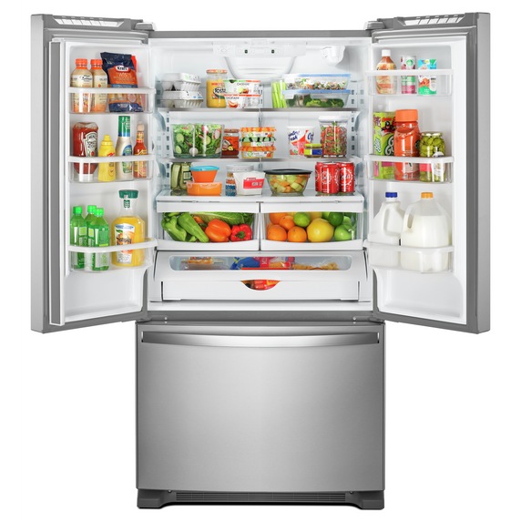 Whirlpool® 36-inch Wide Counter Depth French Door Refrigerator - 20 cu. ft. WRF540CWHZ