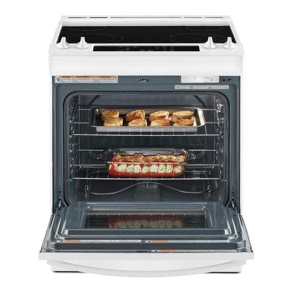 4.8 Cu. Ft. Whirlpool® Electric Range with Frozen Bake™ Technology YWEE515S0LW