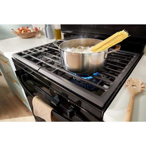 Whirlpool® 30-inch Self Clean Gas Range with No Preheat Mode WFGS3530RB Whirlpool® 30-inch Self Clean Gas Range with No Preheat Mode WFGS3530RB