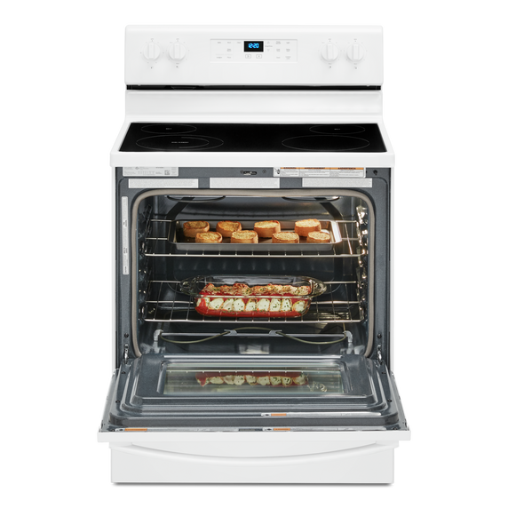 Whirlpool® 5.3 cu. ft. Electric Range with Frozen Bake™ Technology YWFE515S0JW