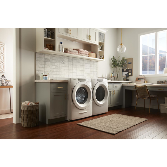 Whirlpool® 7.4 cu. ft. Front Load Gas Dryer with Intuitive Touch Controls WGD5620HW