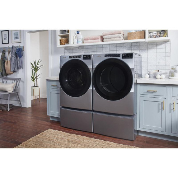 Whirlpool® 15.5" (39.4 cm) Pedestal for Front Load Washer and Dryer with Storage WFP2715HC Whirlpool® 15.5" (39.4 cm) Pedestal for Front Load Washer and Dryer with Storage WFP2715HC