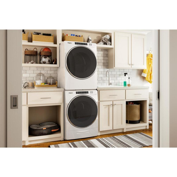 Whirlpool® 15.5" (39.4 cm) Pedestal for Front Load Washer and Dryer with Storage WFP2715HW Whirlpool® 15.5" (39.4 cm) Pedestal for Front Load Washer and Dryer with Storage WFP2715HW