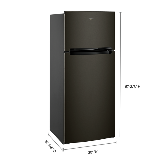 Whirlpool® 28-inch Wide Refrigerator Compatible With The EZ Connect Icemaker Kit - 18 Cu. Ft. WRT518SZKV