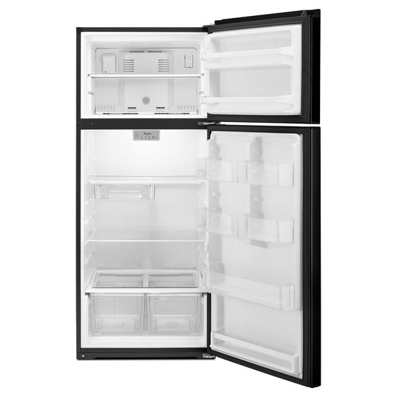 Whirlpool® 28-inch Wide Refrigerator Compatible With The EZ Connect Icemaker Kit – 18 Cu. Ft. WRT518SZFB