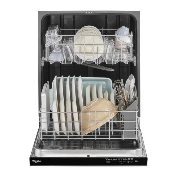 Whirlpool® Quiet Dishwasher with Boost Cycle and Pocket Handle WDP540HAMB