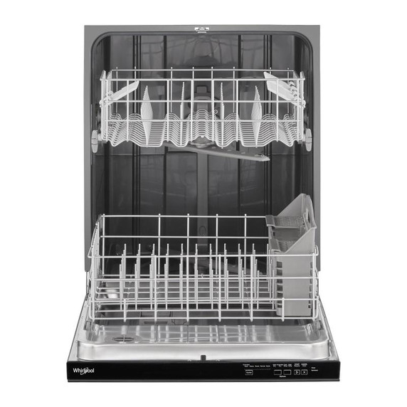 Whirlpool® Quiet Dishwasher with Boost Cycle and Pocket Handle WDP540HAMB