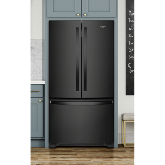 Whirlpool® 36-inch Wide Counter Depth French Door Refrigerator - 20 cu. ft. WRF540CWHB