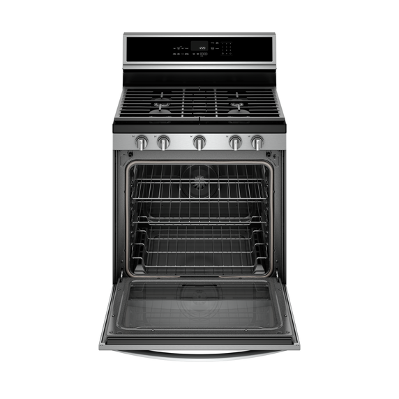 Whirlpool® 5.8 cu. ft. Smart Freestanding Gas Range with EZ-2-Lift™ Grates WFG975H0HZ