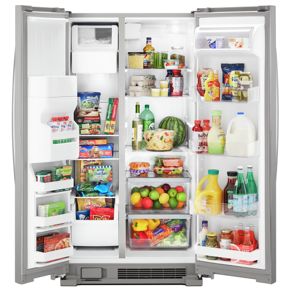 Whirlpool® 36-inch Wide Side-by-Side Refrigerator - 25 cu. ft. WRS335SDHM