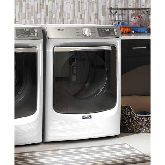 Maytag® Smart Front Load Electric Dryer with Extra Power and Advanced Moisture Sensing with industry-exclusive extra moisture sensor - 7.3 cu. ft. YMED8630HW