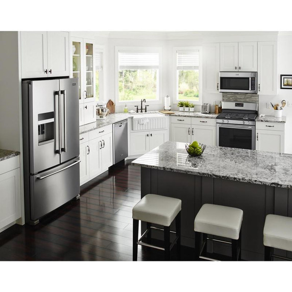 Maytag® 36- Inch Wide French Door Refrigerator with PowerCold® Feature - 25 Cu. Ft. MFI2570FEZ