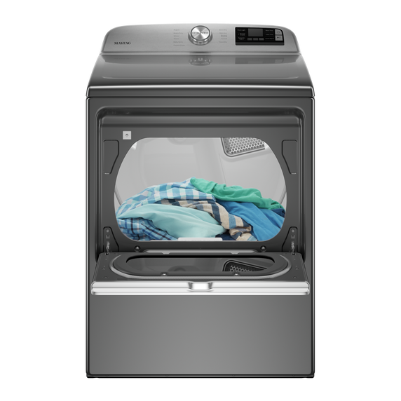 Maytag® Smart Top Load Electric Dryer with Extra Power Button - 7.4 cu. ft. YMED6230HC