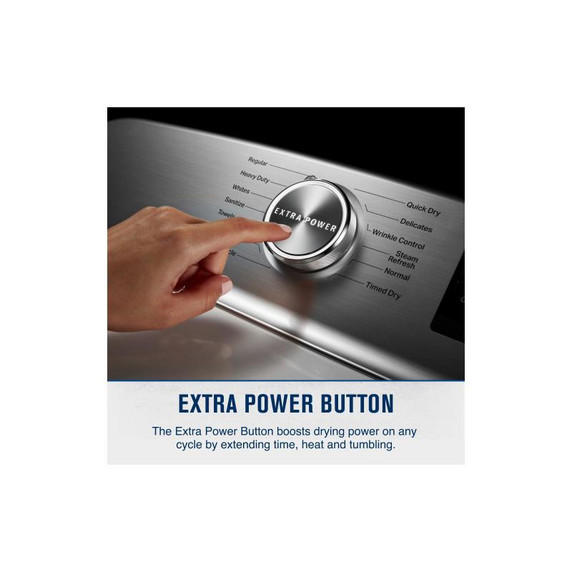 Maytag® Smart Top Load Gas Dryer with Extra Power Button - 7.4 cu. ft. MGD7230HC