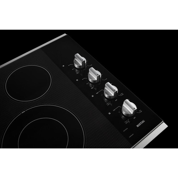 Maytag® 30-Inch Electric Cooktop with Reversible Grill and Griddle MEC8830HS
