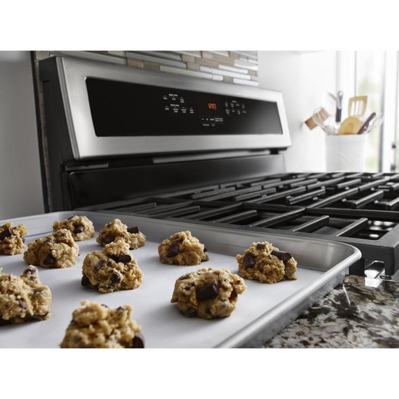Maytag® 30-INCH WIDE DOUBLE OVEN GAS RANGE WITH TRUE CONVECTION - 6.0 CU. FT. MGT8800FZ