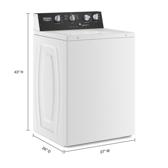 Maytag® Commercial-Grade Residential Agitator Washer - 4.0 cu. ft (I.E.C.) MVWP586GW