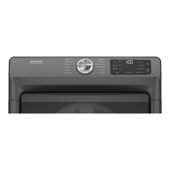 Maytag® Front Load Gas Dryer with Extra Power and Quick Dry Cycle - 7.3 cu. ft. MGD6630MBK