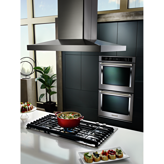 Kitchenaid® 30 5-Burner Gas Cooktop with Griddle KCGS950ESS