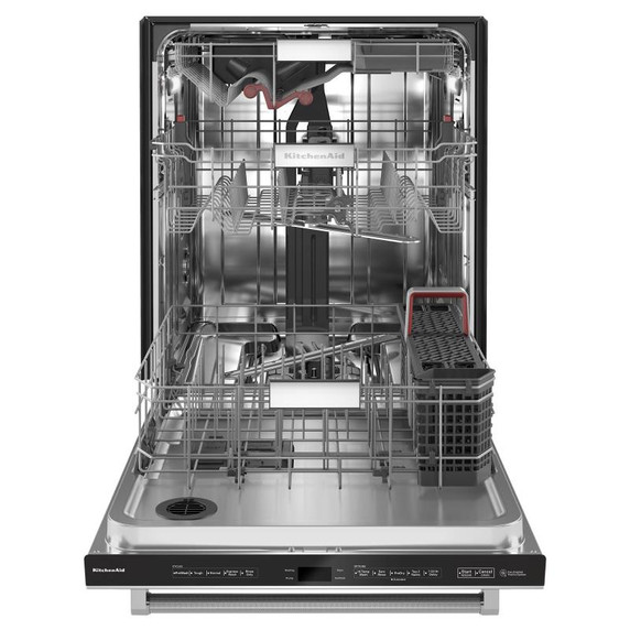 Kitchenaid® 44 dBA Dishwasher with 360° Max Jets™ Third Rack and LED Interior Lighting KDTM704KPS