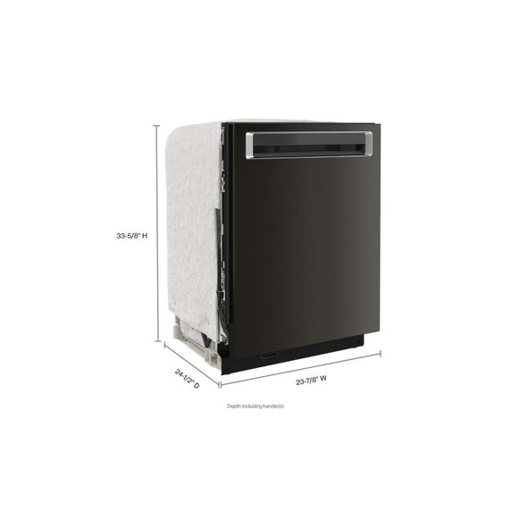 Kitchenaid® 44 dBA Dishwasher with 360° Max Jets™ Third Rack and LED Interior Lighting KDPM804KBS Kitchenaid® 44 dBA Dishwasher with 360° Max Jets™ Third Rack and LED Interior Lighting KDPM804KBS