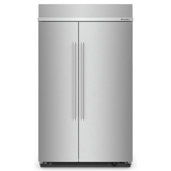 Kitchenaid® 30 Cu. Ft. 48 Built-In Side-by-Side Refrigerator with PrintShield™ Finish KBSN708MPS