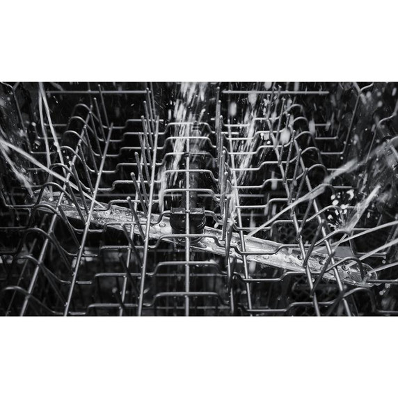 Kitchenaid® 44 dBA Dishwasher in PrintShield™ Finish with 360° Max Jets™ Third Rack KDFM404KBS