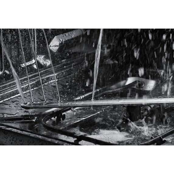 Kitchenaid® 44 dBA Dishwasher in PrintShield™ Finish with 360° Max Jets™ Third Rack KDFM404KBS
